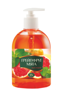 Фотография Iris Aroma Line • Жидкое мыло ГРЕЙПФРУТ И МЯТА • 500мл