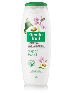 Фотография Iris Gentle Fruit • Шампунь-восстановление "Тропический Авокадо" • 400мл