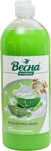 Фотография ПКК Весна Жидкое Мыло • 850мл • Алое и Овсяное Молочко • арт.5234