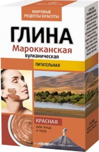 Фитокосметик Глина красная Марокканская вулканическая 100г