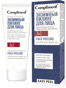 Compliment EASY PEEL профессиональный ЭНЗИМНЫЙ пилинг для лица, 80мл, арт.647537