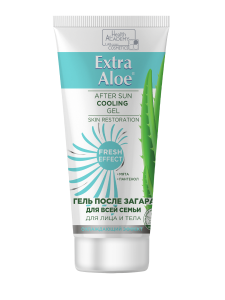 FAMILY COSMETICS Гель после загара для всей семьи для лица и тела Extra Aloe 150мл арт.FEASO-10270