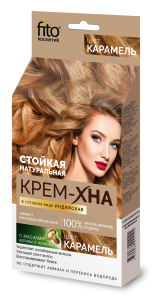 Фотография Фитокосметик Крем-Хна • ИНДИЙСКАЯ • В готовом виде •  "Карамель" 50мл • арт.1125