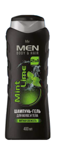 Фотография Iris Шампунь-гель для волос и тела • Mint Lime • Men • 400мл