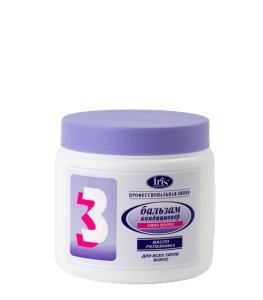 Iris Профессиональный Бальзам №3 Сила волос с маслом репейника для все типов волос 500мл