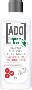 БЕЛКОСМЕКС ADO Шампунь для волос бессульфатный УВЛАЖНЕНИЕ, ЗАЩИТА ЦВЕТА, 250г