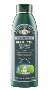 Фотография Iris Фитотерапия • Шампунь ЗЕЛЁНОЕ ЯБЛОКО • 500мл