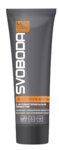 Фотография Свобода косметика Крем после бритья Svoboda • с антибактериальным эффектом • MEN CARE • в ламинатной тубе • 80мл • арт.1144400