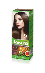 Фотография Rowena Краска для волос • Soft Silk • тон 5.0 • Тёмно-Русый • Без аммиака