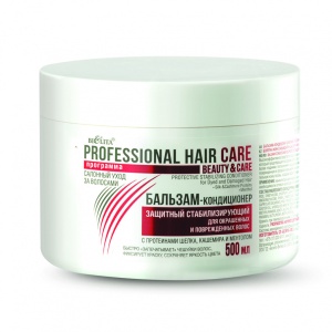 Белита Hair Care Бальзам-конд. ЗАЩИТНЫЙ д/окрашенн/волос 500мл/15шт NEW(белый)