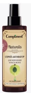 Фотография Compliment Naturalis Спрей-активатор • Для укрепления и роста волос • 200мл • арт.917018