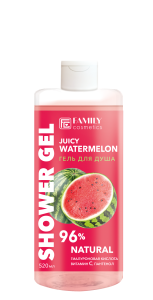 FAMILY COSMETICS Fresh Flesh Гель для душа СОЧНЫЙ АРБУЗ, 520мл FRESH-09