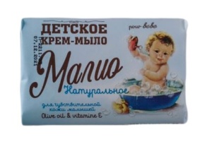Фотография ЭФКО Косметик Мыло туалетное • 90гр • ДЕТСКОЕ МАЛИО Натуральное • арт.80733