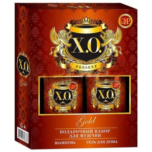 Фотография  Compliment ПН №1006-2 Q.P. X.O. Gold (гель для душа 250мл + шампунь 250мл) 