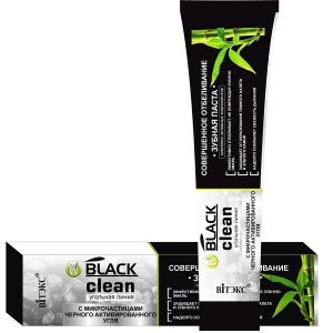 Фотография Витекс Black Clean • Зубная паста "СОВЕРШЕННОЕ ОТБЕЛИВАНИЕ" 85г код 68 41