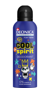 Фотография Deonica Дезодорант • For Teens • Детский • Спрей • Cool Spirit • 125мл