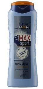 Фотография Витекс Vitex FOR MEN • Max Sport • Гель-душ для волос и тела 400мл, код 08 18