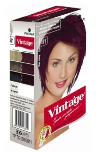 Fiona Vintage Color тон 41 Спелая вишня краска для волос