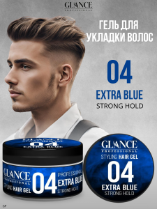 Фотография Glance Professional Гель для укладки волос • Extra Strong 04 • 300 мл   Срок 06.2026