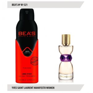 Фотография Beas Парфюмированный дезодорант • W521 •  Для женщин • YSL Manifesto • For Women • 200мл