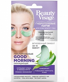 Арт.7636 ФИТО К Гидрогелевые патчи д/кожи вокруг глаз Гиалуроновые GOOD MORNING 