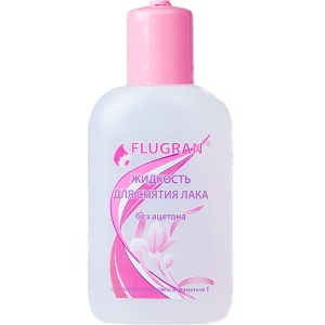 Фотография Flugran Жидкость для снятия лака • С Розовым маслом • 130мл