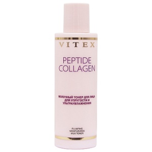 Фотография  ВИТЭКС PEPTIDE COLLAGEN Молочный ТОНЕР для лица для Упругости и Ультраувлажнения, 150 мл