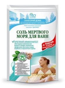 Фитокосметик Соль для ванн Мертвого моря 