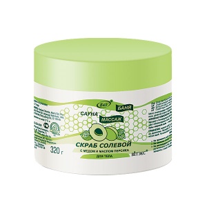 ВИТЭКС БСМ СКРАБ солевой с медом и маслом персика д/тела 320 мл