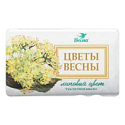 ВЕСНА ЦВЕТЫ ВЕСНЫ Мыло туалетное твердое 90гр Липовый цвет, арт.6257