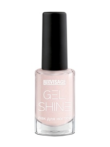 LUXvisage ЛАК для ногтей GEL SHINE тон 101 (Молочный Розовый с шиммером) 9г, арт.К227