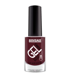 LUXVISAGE ЛАК для ногтей GEL finish тон 04 (зимняя вишня) 9 г арт.К224