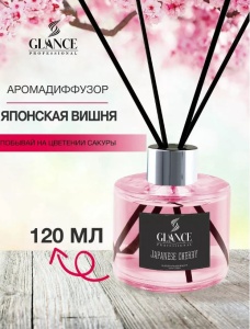 GLANCE Ароматический Диффузор JAPANESE CHERRY-ЯПОНСКАЯ ВИШНЯ, 120мл