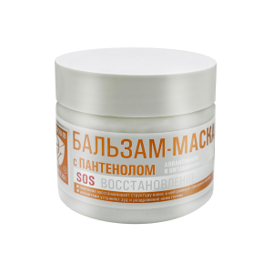 Фотография Эксклюзив-косметик Пантенол • Бальзам-маска • SOS -восстановление волос • 260г