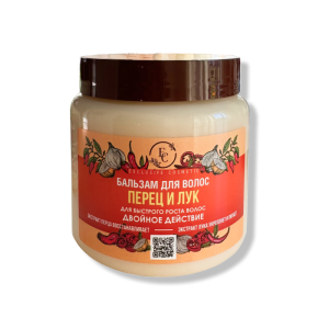 Фотография  ЭКСКЛЮЗИВКОСМЕТИК  Бальзам для волос ПЕРЕЦ и ЛУК 500 г