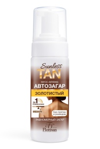 Фотография  Флоресан Sunless Tan Мусс-Флюид Автозагар Золотистый, 150 мл арт.Ф-809