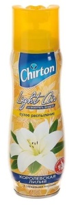 Фотография Chirton Освежитель воздуха аэрозольный • Cухое распыление • Королевская Лилия • 300 мл.