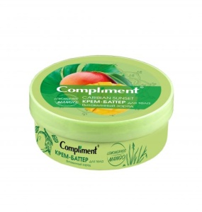 Фотография Compliment КРЕМ-БАТТЕР для тела ВИТАМИННЫЙ ЗАРЯД CARIBBEAN SUNSET, 200мл • арт. 879717