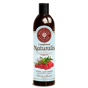 Фотография Compliment Пена для ванн • Противопростудная Малина и Эвкалипт • Naturalis • 500 Мл • Арт.793448