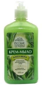 Фотография Золушка Жидкое Крем-Мыло • Алоэ Вера • С дозатором • 500мл арт.К-11-16