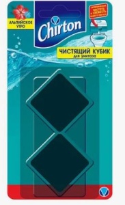 Фотография Chirton Чистящий кубик для унитаза • 2х50гр • Альпийское Утро