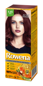 Фотография Acme-Color Крем-Краска для волос • Rowena •  Стойкая • Тон 4.65 • Рубин