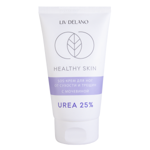 Фотография  LIV DELANO Healthy Skin SOS-Крем для НОГ от сухости и трещин с мочевиной 25%, 150г