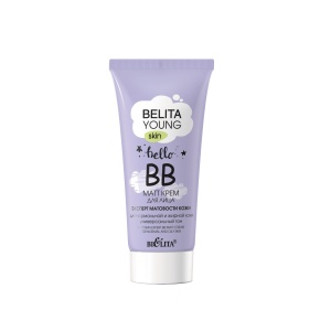 BELITA YOUNG SKIN ВВ-matt крем д/лица «Эксперт матовости кожи» д/норм. и жирной кожи/30 мл туба