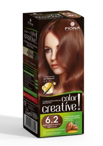 Fiona Creative color тон 6.2 Красный коралловый краска для волос
