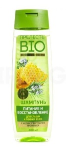ПРЕЛЕСТЬ ШАМПУНЬ для ослабленных и ломких волос 400мл Био ВОССТАНОВЛЕНИЕ и ПИТАНИЕ, арт. 21-126