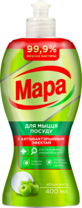 Фотография СОНЦА МАРА • Средство для мытья посуды • ЯБЛОКО и МЯТА • 400мл