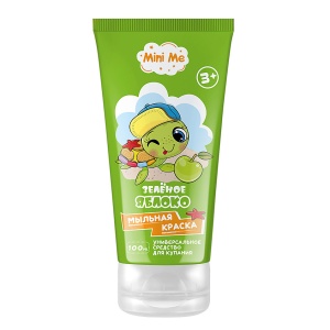 Фотография Family Cosmetics Краска мыльная • Универсальное Средство Для купания Детей • Зелёное Яблоко • Mini Me  • 100мл • Fмм-817