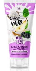 Фотография Iris Смузи mix • Крем-Сливки для рук и тела • Груша И Шелковица • 180мл