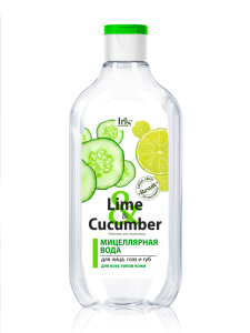 Фотография Iris Lime & Cucumber • МИЦЕЛЛЯРНАЯ ВОДА для лица, глаз и губ всех типов кожи, флакон • 500мл